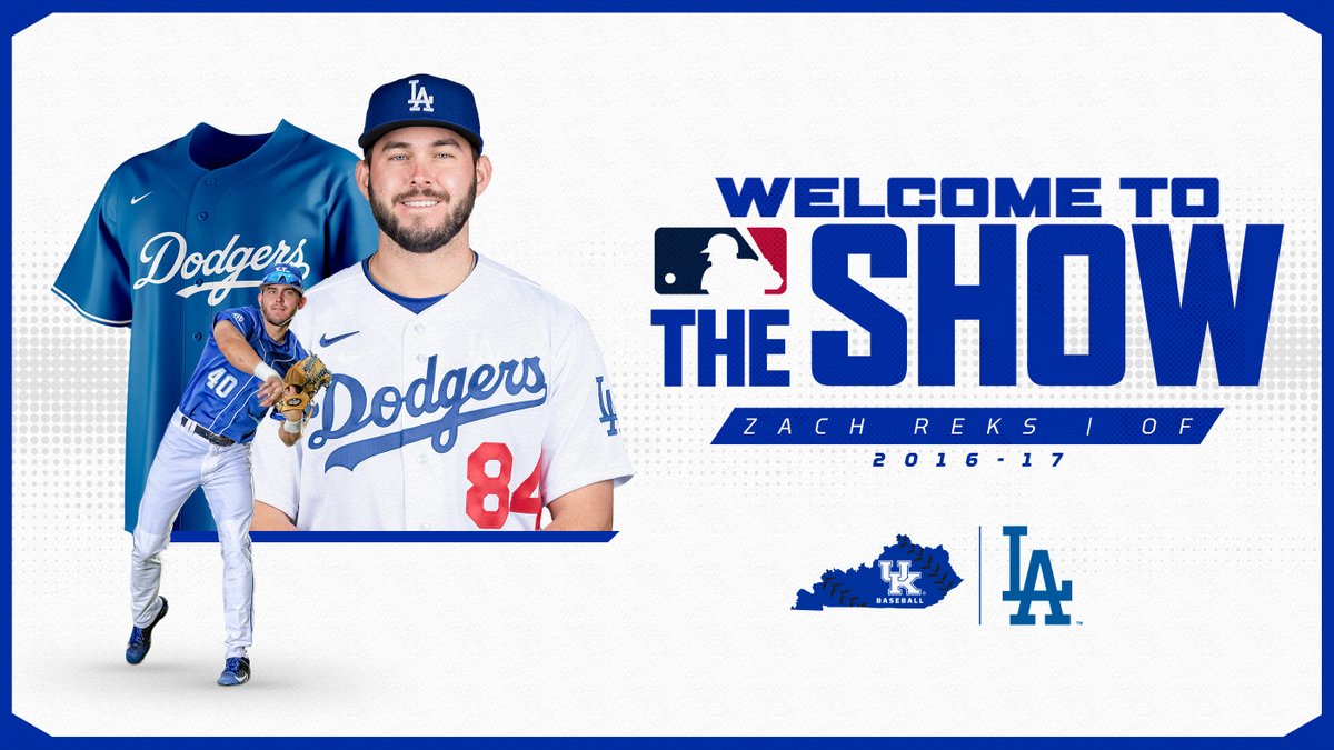 𝐖𝐞𝐥𝐜𝐨𝐦𝐞 𝐭𝐨 𝐓𝐡𝐞 𝐒𝐡𝐨𝐰, 𝐙𝐚𝐜𝐡 𝐑𝐞𝐤𝐬!

One of the most amazing journeys you can imagine has reached the big leagues with <a href="/RuX_e40/">Zachary Reks</a> getting called up to the <a href="/Dodgers/">Los Angeles Dodgers</a>! So proud of you, Reksy!

#CatsinthePros | #WeAreUK