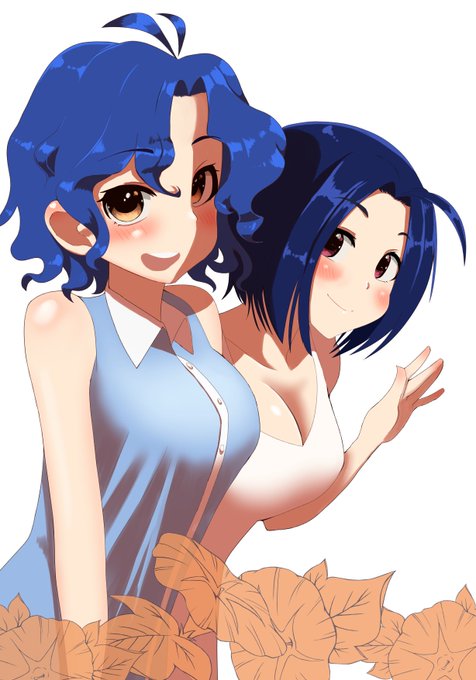 「「おはようございますプロデューサーさん」」#豊川風花#三浦あずさ 