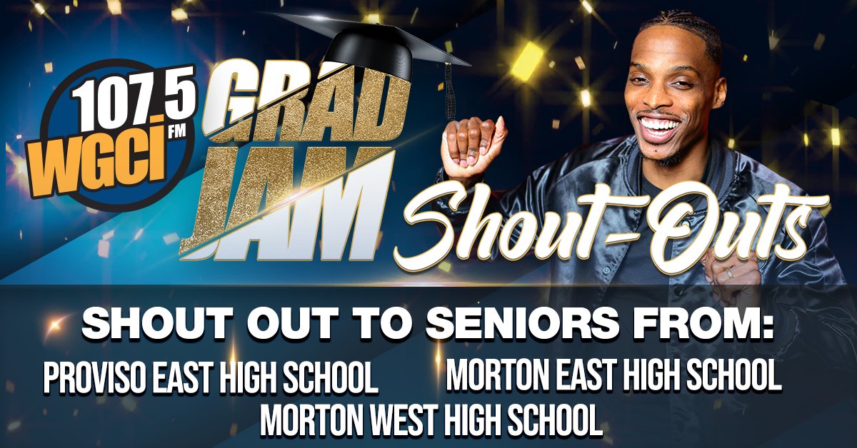 WGCI's tweet image. Turn up with @ZachBoog weeknights 6pm-midnight for the #GradJam shout outs! It's UP for the class of 2021‼️ Tune in and rep your school! 🔥🔥🔥🔥⁠ WGCI.com/listen