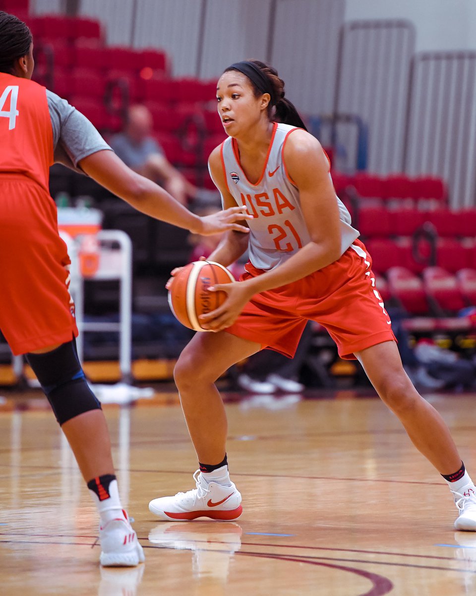 minnesotalynx's tweet image. The youngest player on the Team USA roster. 

This journey is just getting started. 🇺🇸