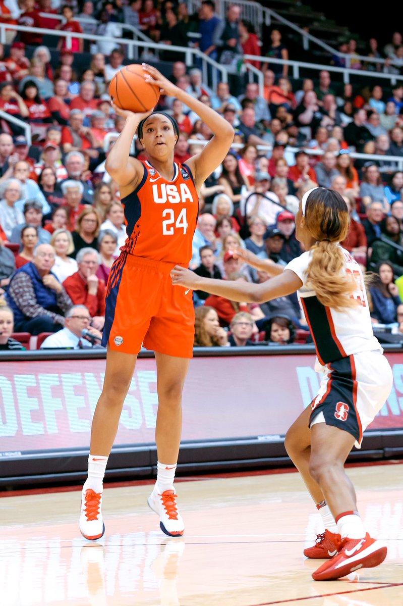 minnesotalynx's tweet image. The youngest player on the Team USA roster. 

This journey is just getting started. 🇺🇸