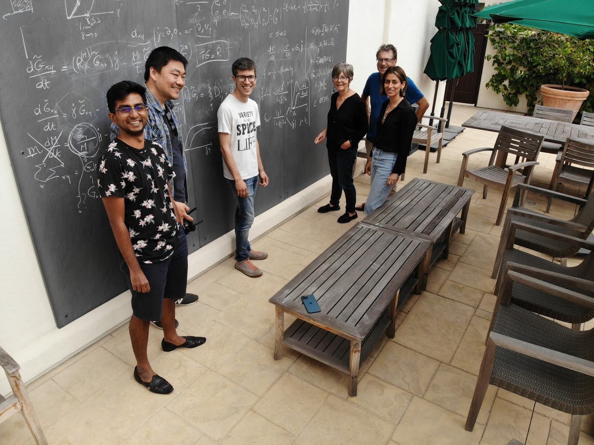 FakhriLab's tweet photo. We had a wonderful time visiting KITP for #Active20 follow-up. After a yearlong pandemic, there’s no more satisfying way of starting afresh.
Thank you for hosting us @KITP_UCSB!
w/ @cris_marchetti_ @RicardAlert
Suraj Shankar, Max Bi & Mark Bowick https://t.co/tYLvt9rinD