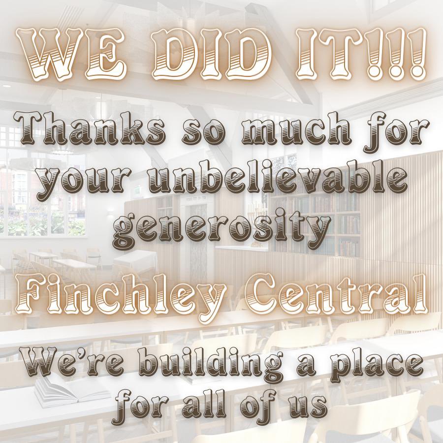 🕍🎊 We did it!! Thank you to everyone who so kindly supported Finchley Fed and has made our dream become a reality! 🙏🏻🎉🕍🍻