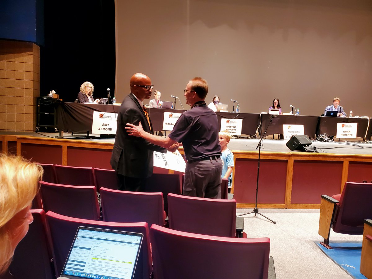 Celebrating Supt. Gorrell of <a href="/VASD_K12/">VASD_K12</a> 16 years passing the torch to <a href="/DrClardy01/">Tremayne Clardy</a>