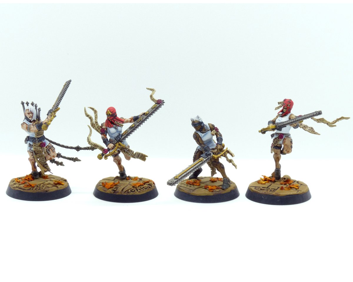 GuRi40k's tweet photo. Two squads of repentias ready to purge some heretics! Great minis for contrast paints 👍

#warhammercommunity #paintingwarhammer #warmongers #adeptasororitas #warhammer40k #wepaintminis https://t.co/GMN82xOYge