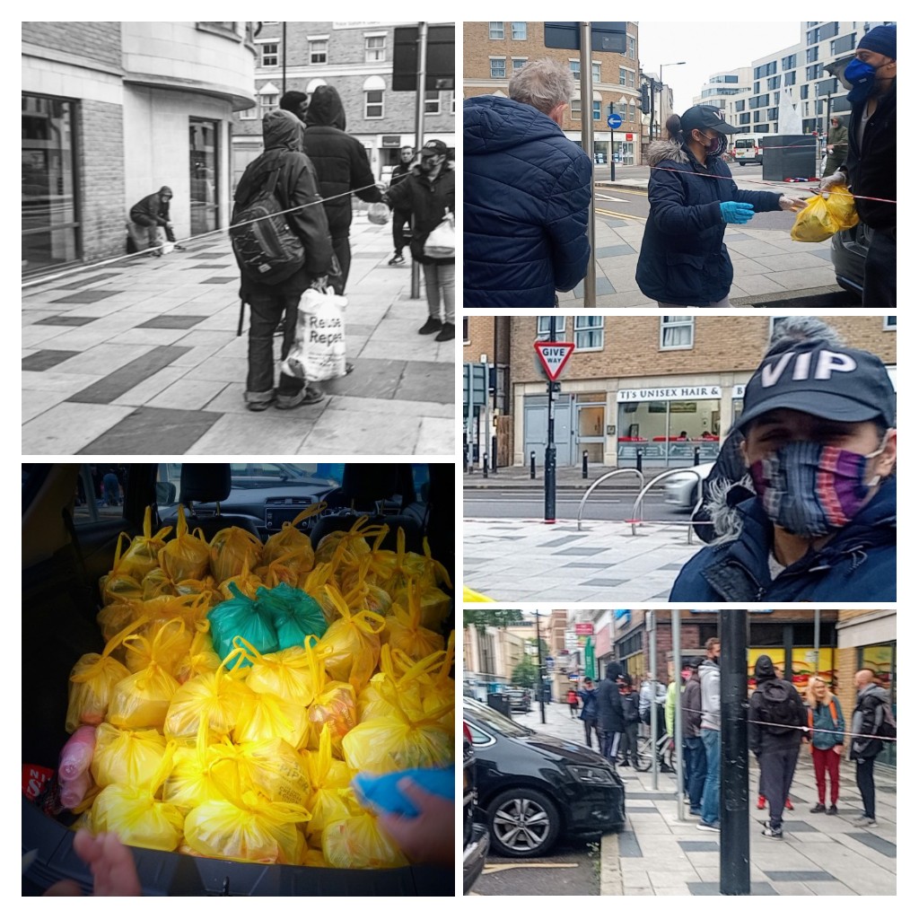 SloughOutreach's tweet photo. Monday Evening Outreach with @NishkamSWAT serving our less fortunate friends in #Slough
#MondayOutreach #SeflessSewa
#Unconditional #Nonjudgmental #homelessness #homelesslivesmatter
#SloughOutreach #HopeOnTheStreet 🙏🏼💙 https://t.co/PhDISiLlbV