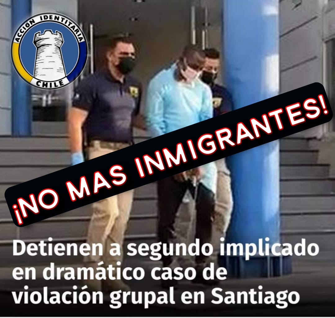 Accion_ID's tweet photo. 🔵 Chileno exige en la Nueva Constitución: NO MÁS INMIGRACIÓN. 
Instagram: https://t.co/3scbfy3FUS
Twitter: https://t.co/cSwuOAOew8
 #Nacionalismo #AcciónIdentitaria #LosChilenosPrimero #Nomasinmigraciónmasiva
 #accionid #nomasjesuitas  #enresistencia #resistirparaexistir https://t.co/rwzfwbvoZD