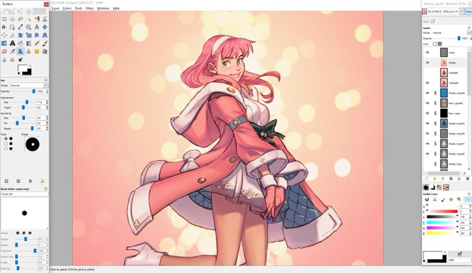 Gimpのtwitterイラスト検索結果 古い順