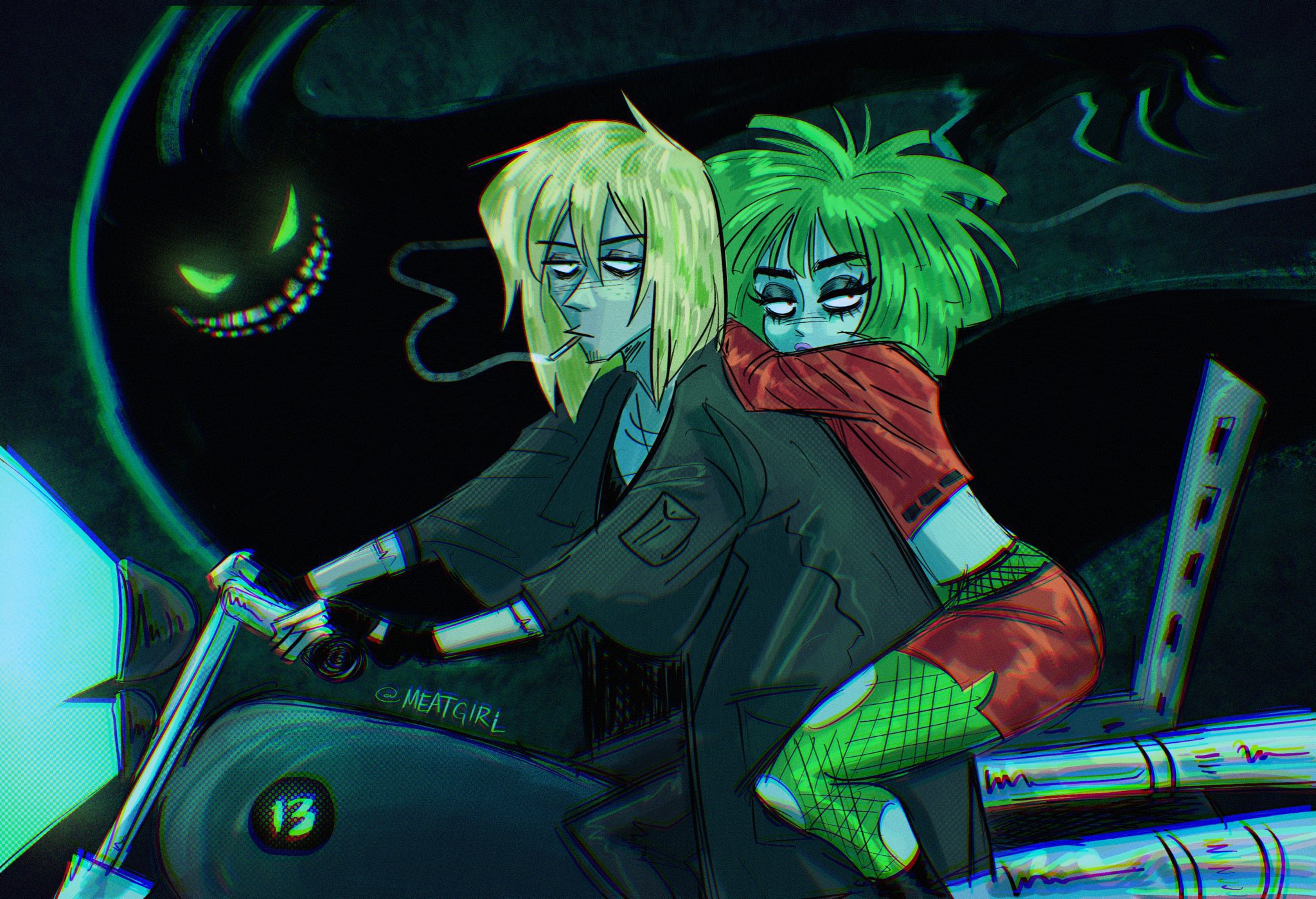 giri of meat on X: i'm a self-taught fil-chi artist from NY who loves  2000s cartoons, pretty girls, and bad boys ✨ support me on patreon & get  access to exclusive polls,