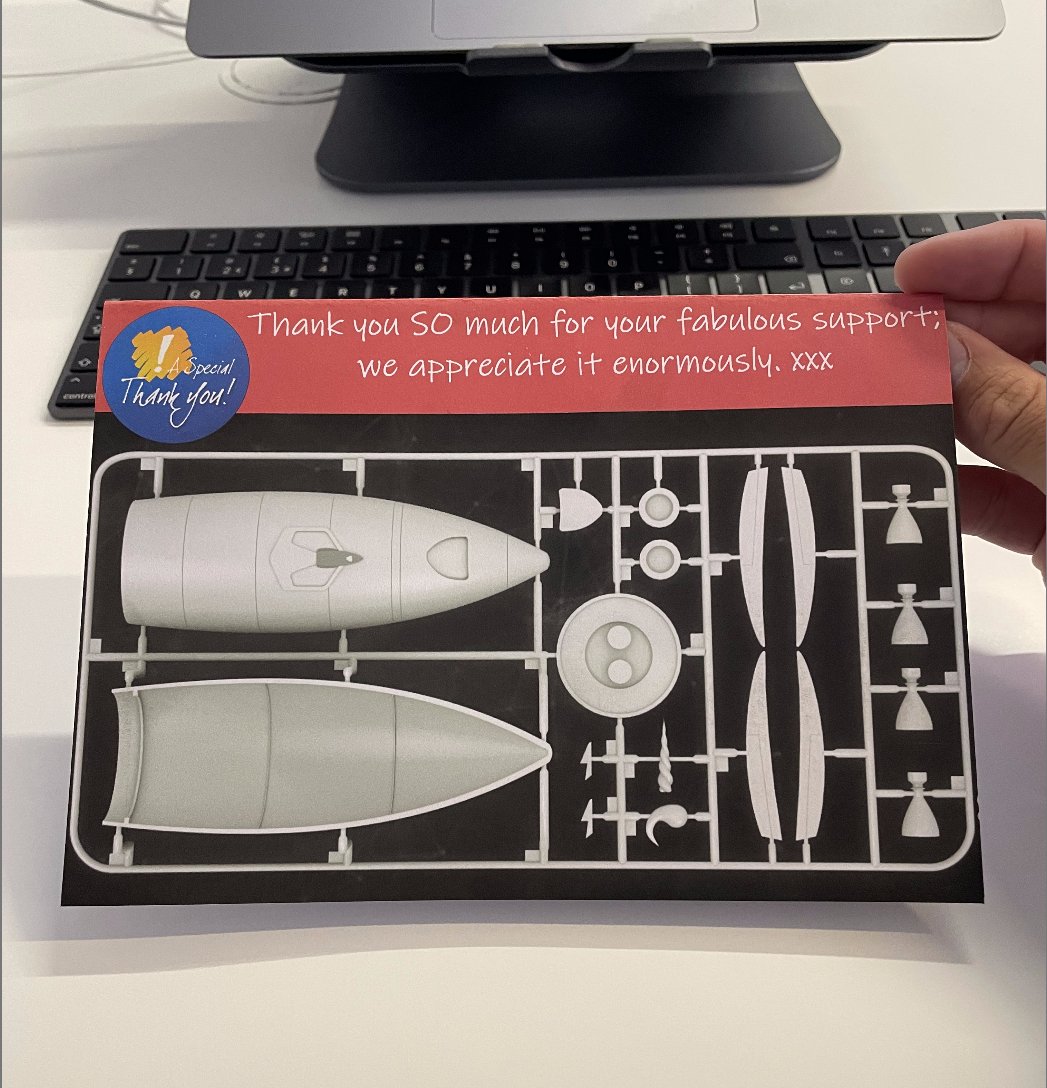FelipeBusquets's tweet image. Lovely card from @SpecialEffect. Thank you from @buildarocketboy and never stop making children smile.