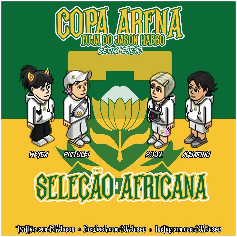 Copa Arena ⚰️☠️
Na semana estaremos postando todas as equipes classificadas para a fase de grupos da nossa Copa. 
Uma das seleções que deram trabalho nos playoffs foi a África, olha eles aí