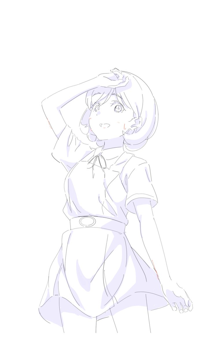 「あついです 」|さゐやのイラスト