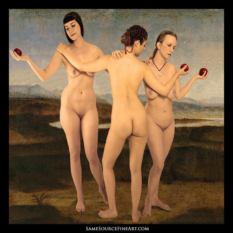 SameSourcePhoto's tweet photo. The Three Graces Reinterpreted
#SameSource based on 1505 #Raphael
#Models: #Nova #LilyLefleur #HeatherMorgan
On exhibition now as part of @Gallery825 “Petite Works”. https://t.co/h2r8OgttcF
#Reinterpreted #Chantilly #France #museeconde #Painting #FineArt #LosAngeles #LAart https://t.co/A7aLusfGFH