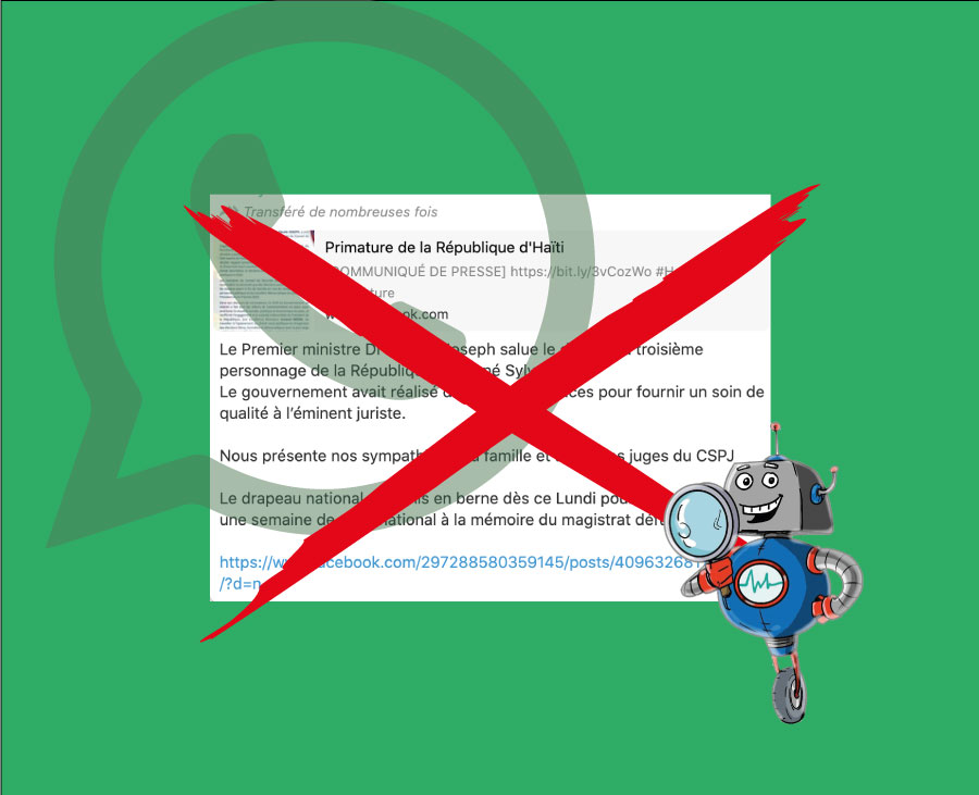 TomaRBH's tweet photo. ❌NON! La primature n’a publié aucun communiqué sur le président du CSPJ.
https://t.co/LNa3UFSxNk https://t.co/NHuC2SWqcN