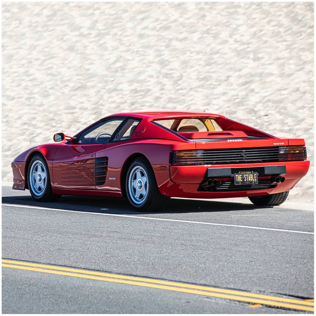 thestablecc's tweet photo. Iconic lines of our ‘87 Ferrari Testarossa. Interested in driving her for the day? The ability to book a luxury driving experience behind the wheel of our Testarossa is coming very 🔜 
 . .
#driveinstyle #ferraritestarossa #testarossa
———————
📸 by @tom_fowlks https://t.co/aE88Q5ZNzF