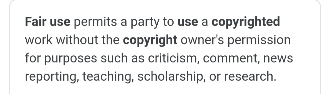 someoneelsethob's tweet photo. @FempireStudios @WeakEnglishGent @blackmailqqueen @octokuro_model In relation to fair use, your for profit reasons definitely do not meet any of the given criteria https://t.co/ykxMARZDTc