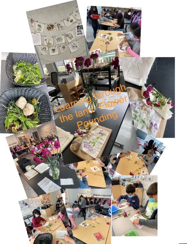 Grade 4 students recognized #NationalIndigenousPeoplesDay by learning about traditional Indigenous stories of the land.Students created these beautiful natural prints to honour the importance of being connected to the land and nature. #EducationForReconciliation #CBEIndigenousEd