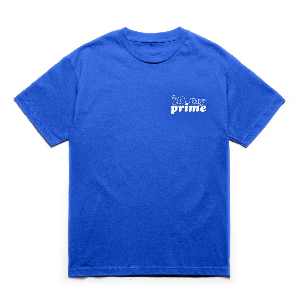 PRIMEforever's tweet image. In My Prime Tee

now available • limited supply

inmyprime.co