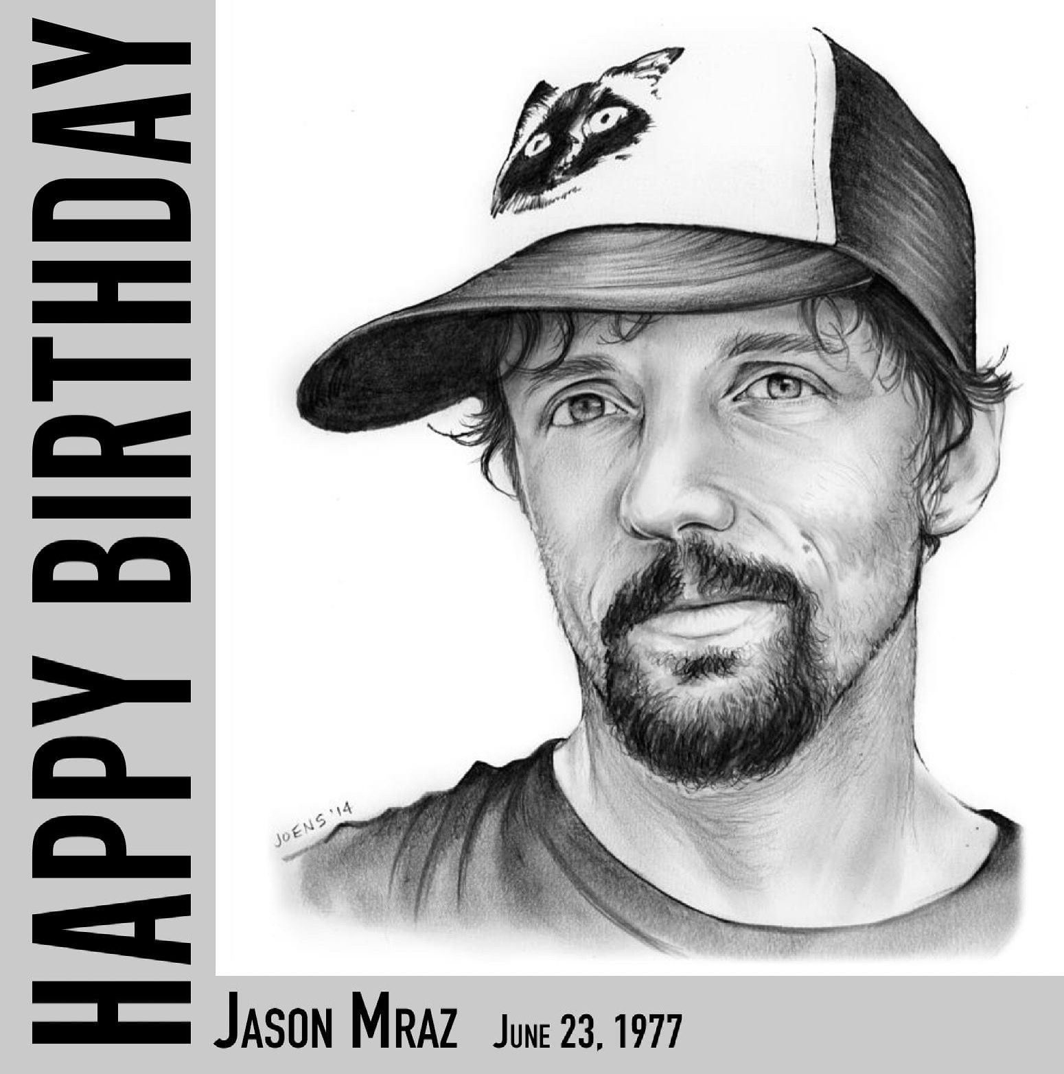 Happy Birthday, Jason Mraz
June 23, 1977 