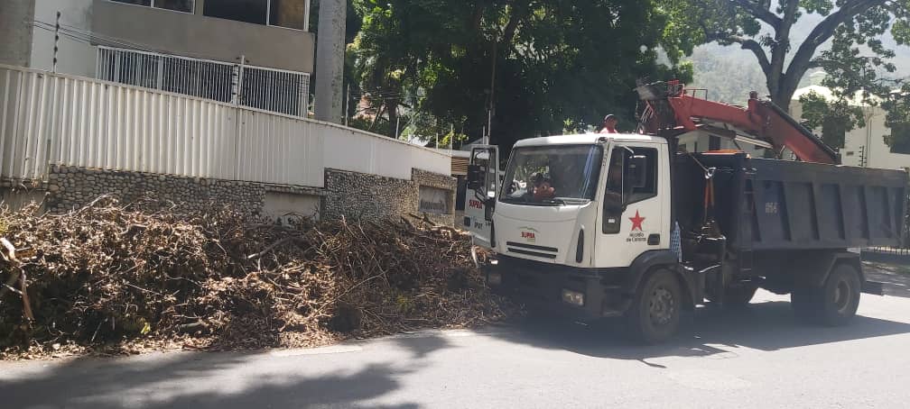 psuvelrecreoccs's tweet photo. Comunidad #AltaFlorida de #Caracas, solicitó recolección de desechos ecológicos dejados por poda de árboles y en 3,2,1 @SupraccsOficial respondió el llamado.
🦾Tremendo equipo el de @Joselopezpsuv y la lideresa Ingrid Colina.
#EmbelleciendoCaracas has el último rincón.
@ErikaPSUV https://t.co/c5C0H4Bj11