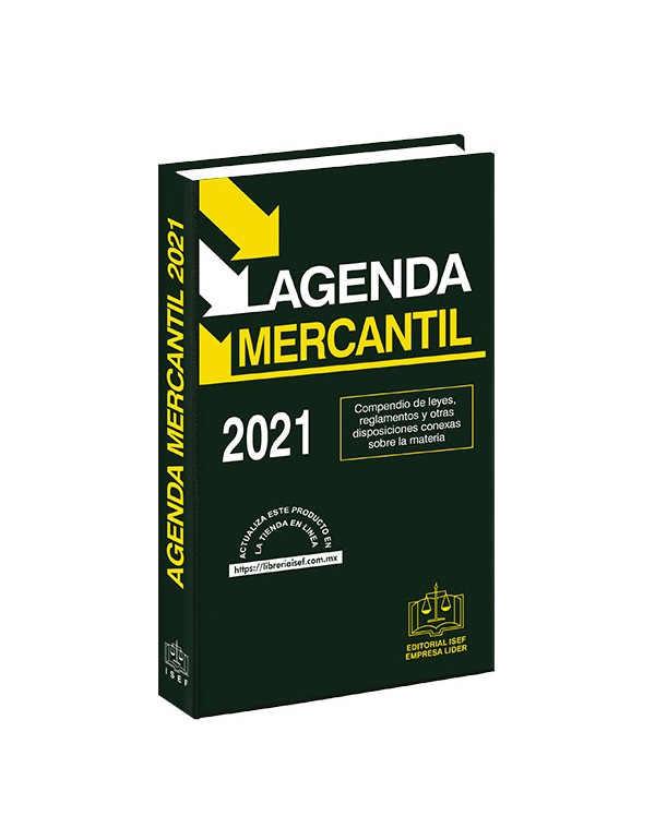 #Recomendación  Agenda Mercantil 2021
La mejor recopilación de disposiciones en materia Mercantil, contiene Códigos, Leyes, Reglamentos y las disposiciones que tú necesitas.
💻ow.ly/axvo50Ff3rc
☎ 50965115
📱55 7629 7072
📧 pedidos@grupoisef.com.mx