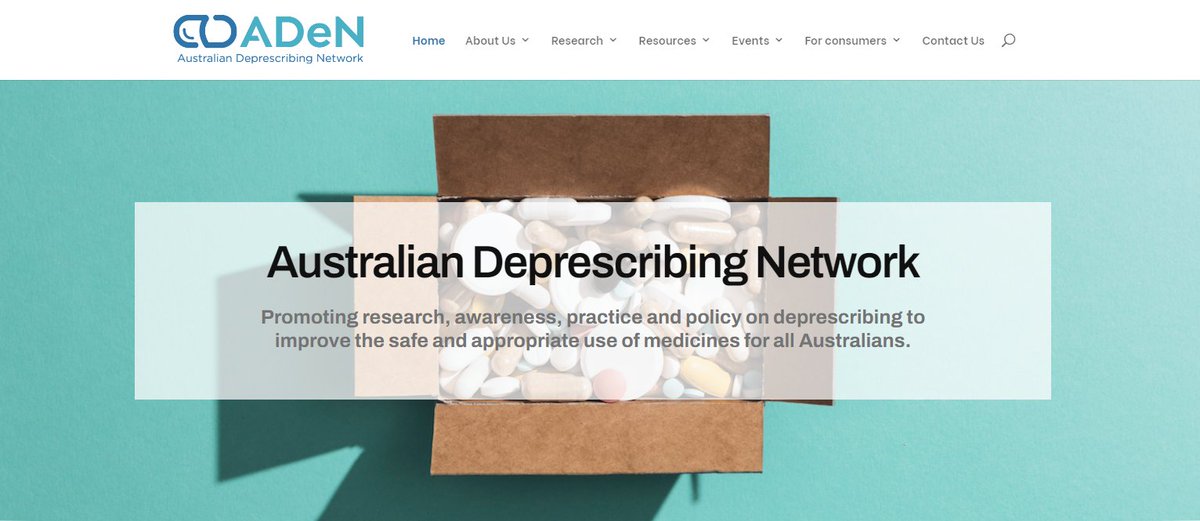 Australian Deprescribing Network (ADeN) (@deprescribeau) on Twitter photo We are super excited to share that we have updated our website!
Check it out and let us know what you think!
<a href="/Deprescribing/">deprescribing.org</a> <a href="/DeprescribeUS/">US Deprescribing Research Network (USDeN)</a> <a href="/EDeprescribeN/">EDeN Deprescribing Network</a> <a href="/DeprescribeNet/">CADeN</a> <a href="/NDeprescribing/">NERDeprescribing</a>
australiandeprescribingnetwork.com.au We are super excited to share that we have updated our website!
Check it out and let us know what you think!
<a href="/Deprescribing/">deprescribing.org</a> <a href="/DeprescribeUS/">US Deprescribing Research Network (USDeN)</a> <a href="/EDeprescribeN/">EDeN Deprescribing Network</a> <a href="/DeprescribeNet/">CADeN</a> <a href="/NDeprescribing/">NERDeprescribing</a>
australiandeprescribingnetwork.com.au