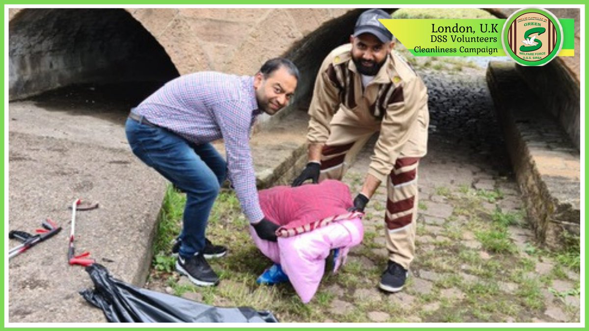 GreenSwelfares's tweet photo. It’s time to keep cleanliness on priority as it can’t be compromised in any condition. DSS volunteers in the UK conducted a cleanliness campaign and provided a safe #environment to locals by following the sermons of St. Dr. @Gurmeetramrahim Singh Ji Insan! #CleanlinessDrivesByDSS https://t.co/6OhEkY4IUg