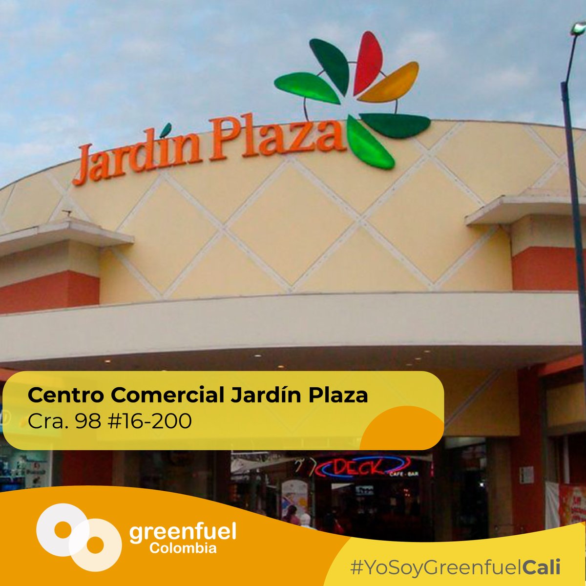 Greenfuel_Col's tweet photo. ¡Ahora en #Cali Colombia Puntos Limpios de recolección de #AVU!

1. CC Santiago Plaza Cra. 15 #50-29
2. Supertiendas Cañaveral - Salomia Cra. 1 Nte. #44 - 51
3. Supertiendas Cañaveral - Los Pinos Cl. 70 #7m Bis-2 a, Cra. 7m Bis #94
4.Centro Comercial Jardín Plaza  Cra. 98 #16-200 https://t.co/MrsKgL3o6i