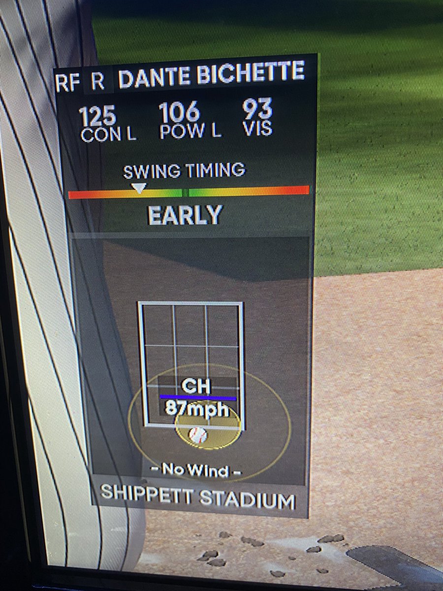 HailHart's tweet photo. @MLBTheShow  Explain how this was a no doubt bomb. 😔 https://t.co/ZRmXb7NF6Q