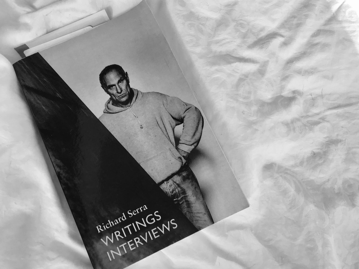 ‘Obsession is what it comes down to. It is difficult to think without obsession, and it is impossible to create something without a foundation that is rigorous, incontrovertible, and, in fact, to some degree repetitive. Repetition is the ritual of obsession.’ —Richard Serra