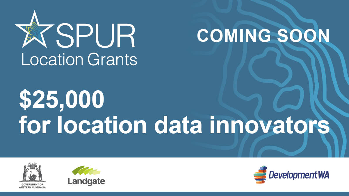 Are you a WA location and property data innovator with an idea that can harness the State’s datasets to deliver value to WA? Landgate’s SPUR Location Grants Program applications open 1 July. qoo.ly/3csvym