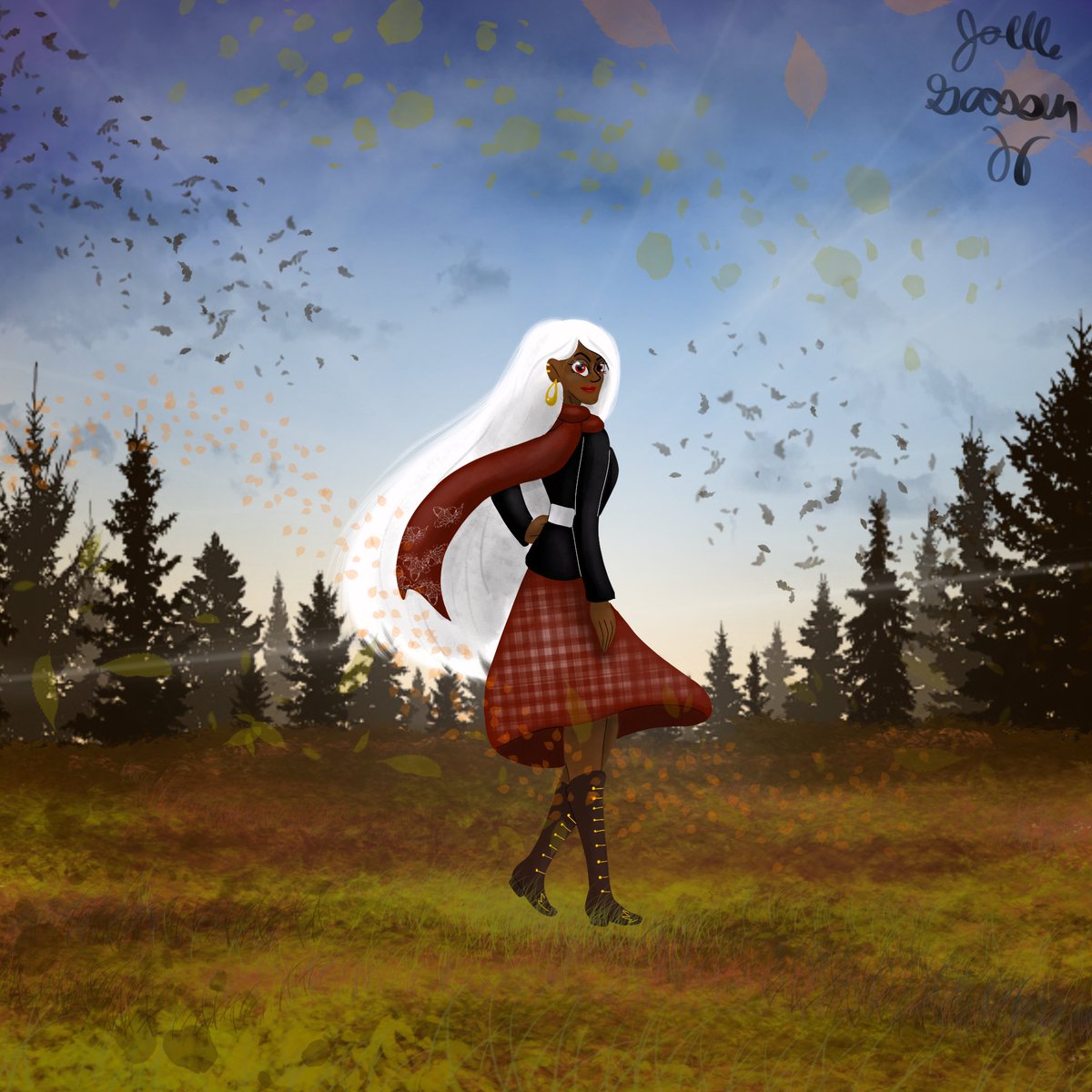 GoossenJoelle's tweet photo. #Experimenting with some @Procreate #brushes #autumn #beingexcellent #oc #sunset #digitalart #digitalillustration #myart #ArtistOnTwitter #digitalartist #digitalartwork #artwork #illustration #illustrator #illustrationart #illustrationartist #procreate #procreateart #Beauty https://t.co/s8mdFP3Yg3