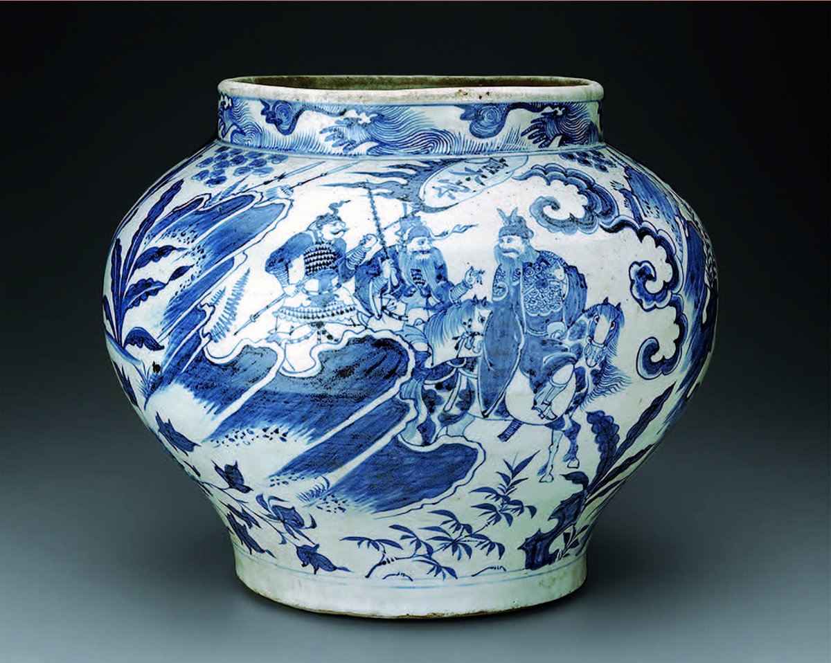woodsidesusan2's tweet photo. water wave designs in Yuan ceramics. https://t.co/rMDsaUOPqX