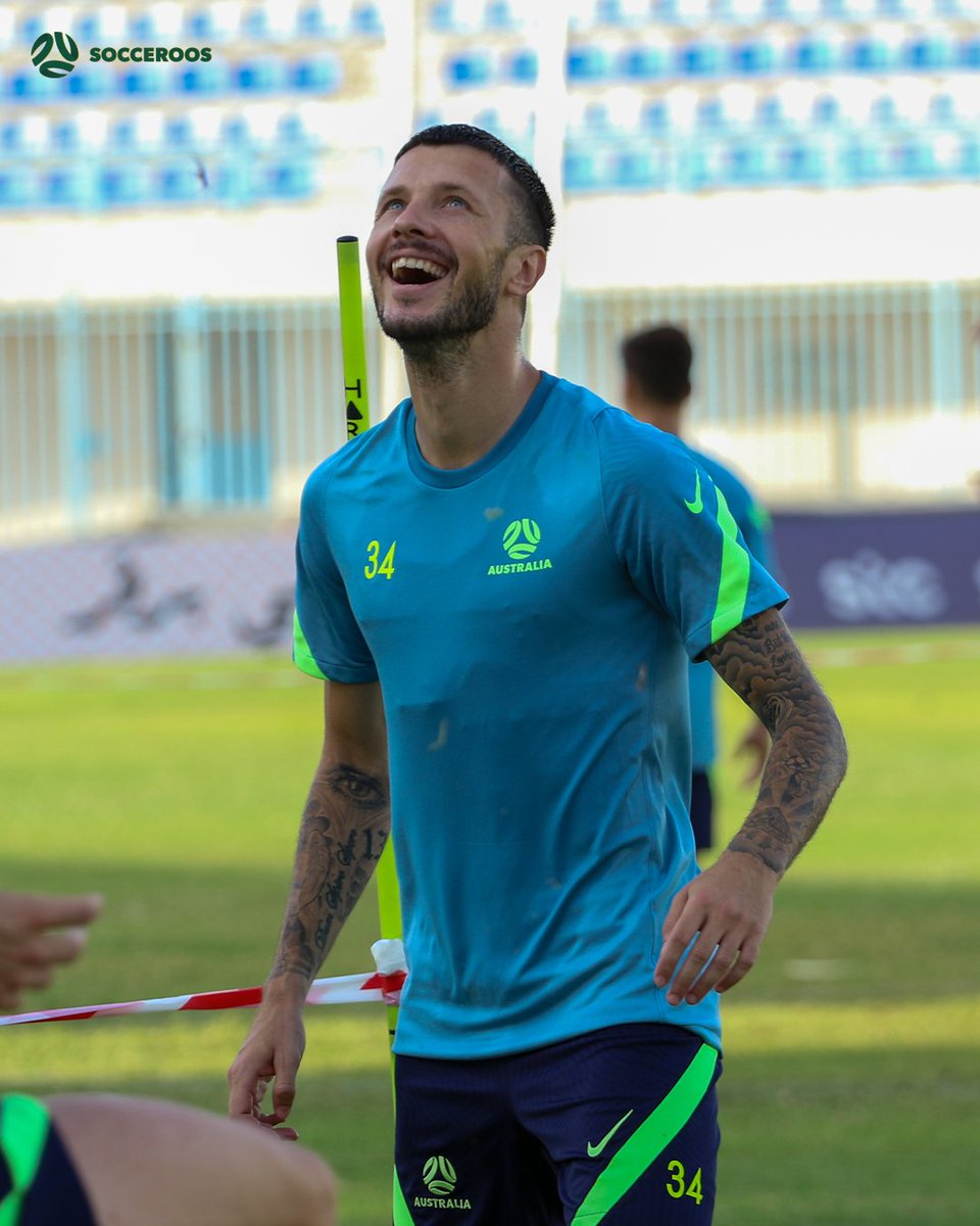 Socceroos's tweet photo. Wishing a happy birthday to @Socceroos striker, @RealRukavytsya 🥳

#AllForTheSocceroos https://t.co/o7ckNZiAqR