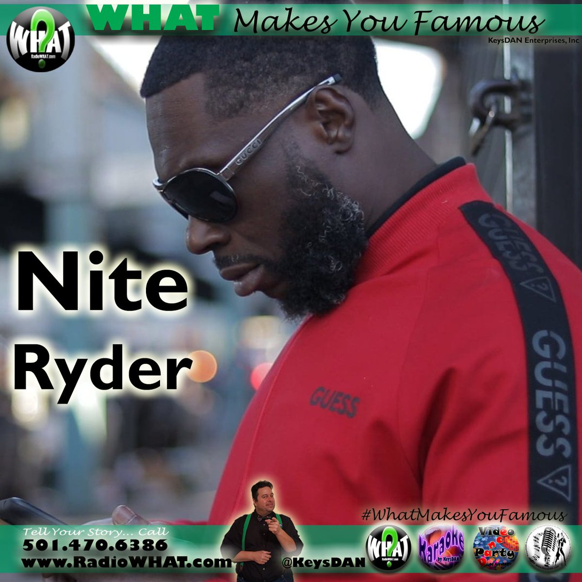 RadioWHATTwit's tweet photo. Nite Ryder Runnin In Da Jungle #PODCAST​ #WhatMakesYouFamous​ @KeysDAN @duceswildent22 https://t.co/kHaMRLX7cE
#rapper #rap #hiphop #music #artist #trap #producer #rapmusic #beats #newmusic #rappers #hiphopmusic #soundcloud #explorepage #love #musicproducer #singer #spotify https://t.co/xxa40wLnfi
