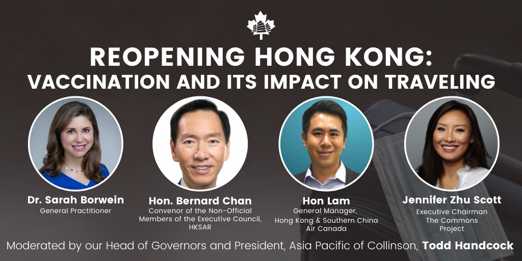 Breaking News! Hong Kong and Canada have announced new travel regulations and quarantine restrictions. What do these changes mean for you? Join our webinar today at 1:00PM as our expert panel discusses the latest updates. Register now: cancham.org/event/?eid=2484