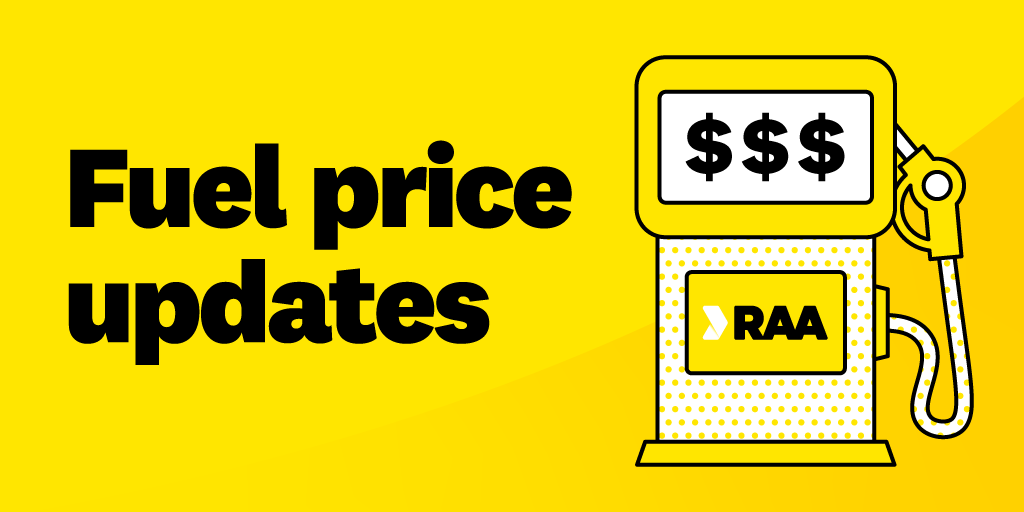 RAAofSA's tweet photo. #Adelaide fuel prices are starting to spike to $165.9/L but you can still fill up for under $1.20/L for unleaded. Find a good price using the myRAA app: https://t.co/JWYA8U1Van
#SAFuel #SouthAustralia https://t.co/GnVOEL5Yoo