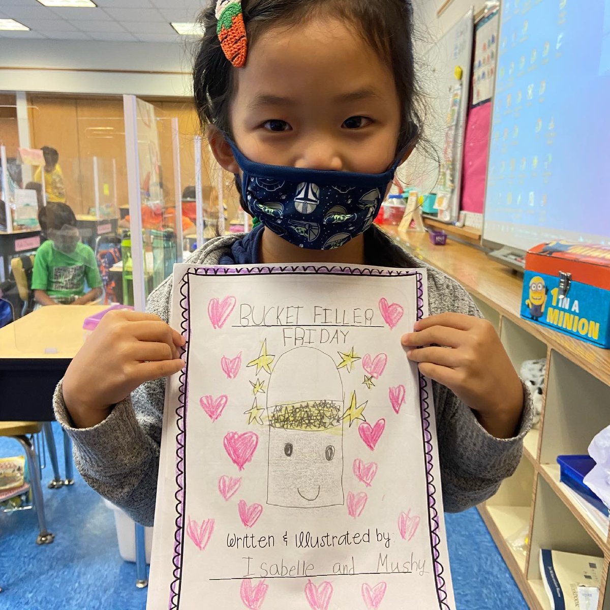 Miss_Junge's tweet photo. Today we started to share our final opinion writing pieces! We wrote about our favorite part of the school week. I loved hearing what their favorite part of the school week is and why!! Their illustrations blew me away, too! What fabulous authors and illustrators! @GinaFaust https://t.co/hXWZWYD0Fo