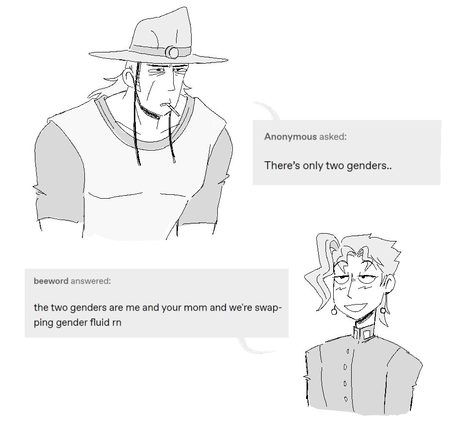 been rewatching jjba with some friends unfortunately 