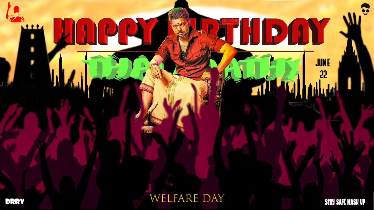 Beast__drrv's tweet photo. Wishing u a great great Happy Birthday π Thalapathy @actorvijay π₯ love u a Lotz na π
Thalapathy BirthdayPoster Designs from meβ€
hope u guys will like it
β€ #DRRVDesignπ #ThalapathyDesignsKingdom π
#Thalapathy65FLDay #Master #Thalapathy65 β¨ #BEASTsecondlook #Beast https://t.co/QsoEydZNs9