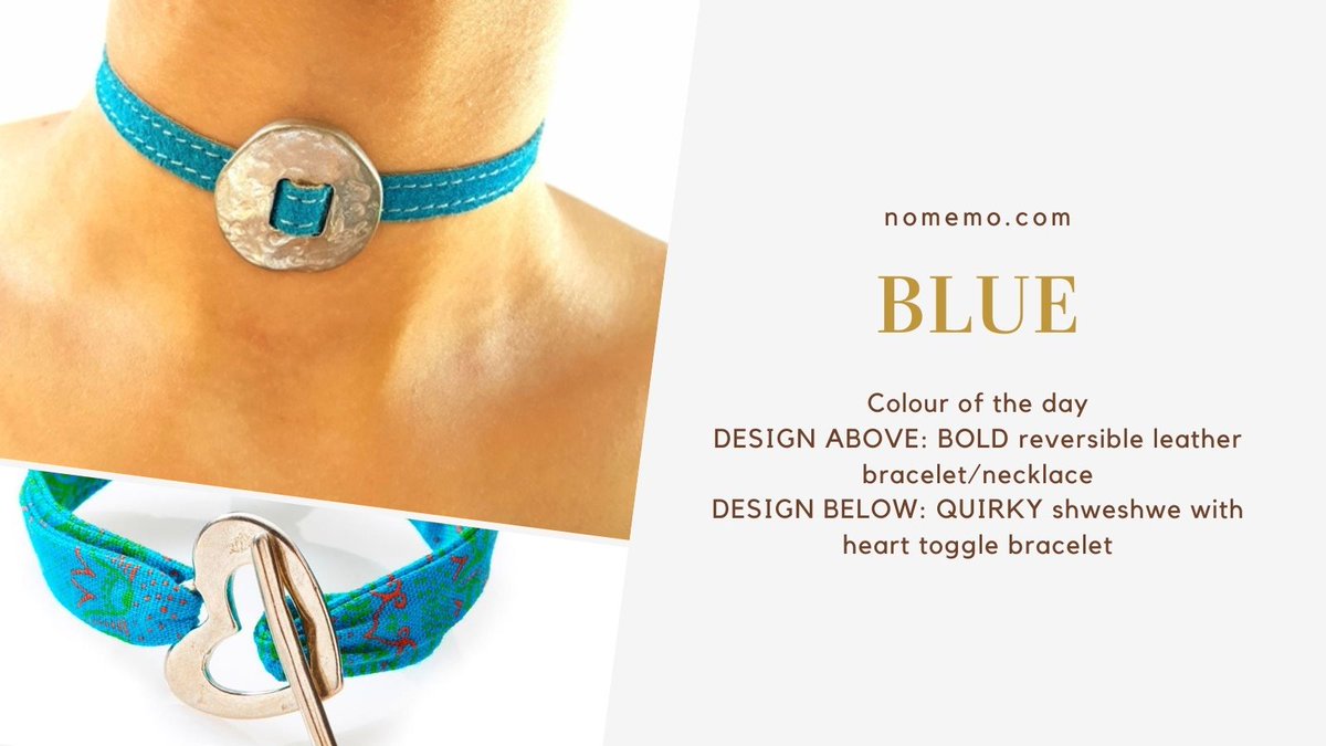 We're made blue monday look totally cool! Don't you think?! :-)

nomemo.com

#getnomemeo #bold #mondaymood #handmadejewellery #leather #suedebracelet #suedechoker