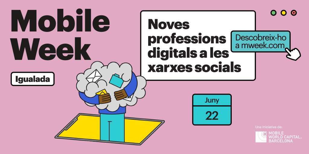 lluiscostag's tweet photo. Avui a les 12:00h farem una xerrada molt interessant, si la voleu seguir en directe, aquí teniu l’enllaç

https://t.co/mnKNODEXdG

#MobileWeekIgualada #mWeekCat21 https://t.co/C1n3xztiMU