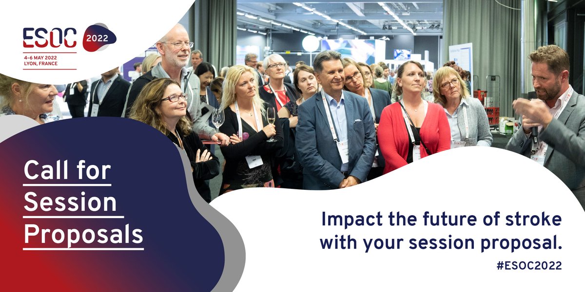 ESOstroke's tweet photo. 🚨 Last Chance to propose your session today!

Do not miss the final chance to take an active part at #ESOC2022 in Lyon 🇫🇷 (4-6 May 2022).

🗓  Deadline for proposals TODAY: Tuesday, 22 June 2021, 23:59h CEST

Visit https://t.co/VsQiAjx3fM for details.

#stroke #neurology https://t.co/RbbxyGhbUP