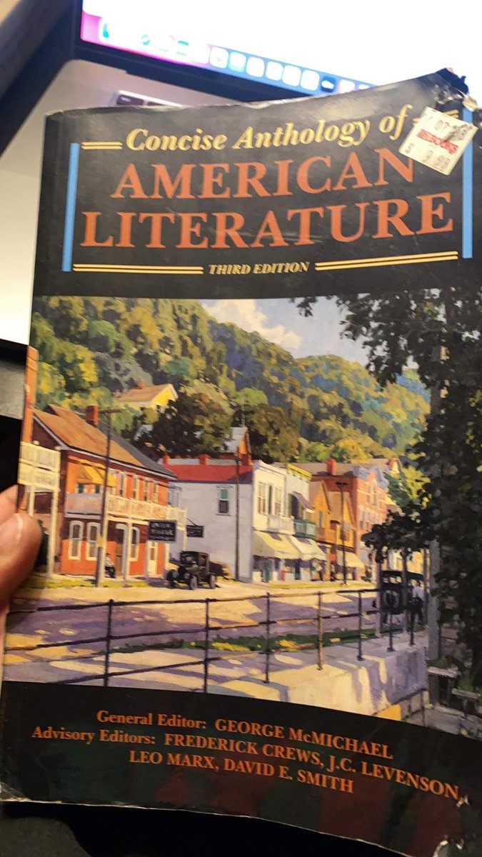IQueen340's tweet photo. #WRITER CHECK-IN

How’s your #writing going? 

I’m working on a play about the love of affair between two authors.

Today I pulled out my college textbook to write a horny scene between two literary dudes in a barn. 

Thanks higher education! #amwriting #theatre #theater #LGBTQ https://t.co/z6ws7oQguz