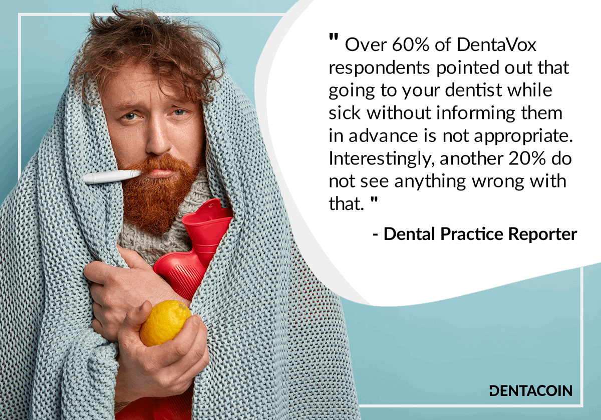 dentacoin's tweet photo. 🤒 Is going sick to the dentist really no problem? Are short-notice cancellations dreadful to dentists? ➡️ Dental Practice Reporter republished Donika's article on myths and facts about dental visits: https://t.co/78IVCAsveH https://t.co/pAlrRoX2OJ