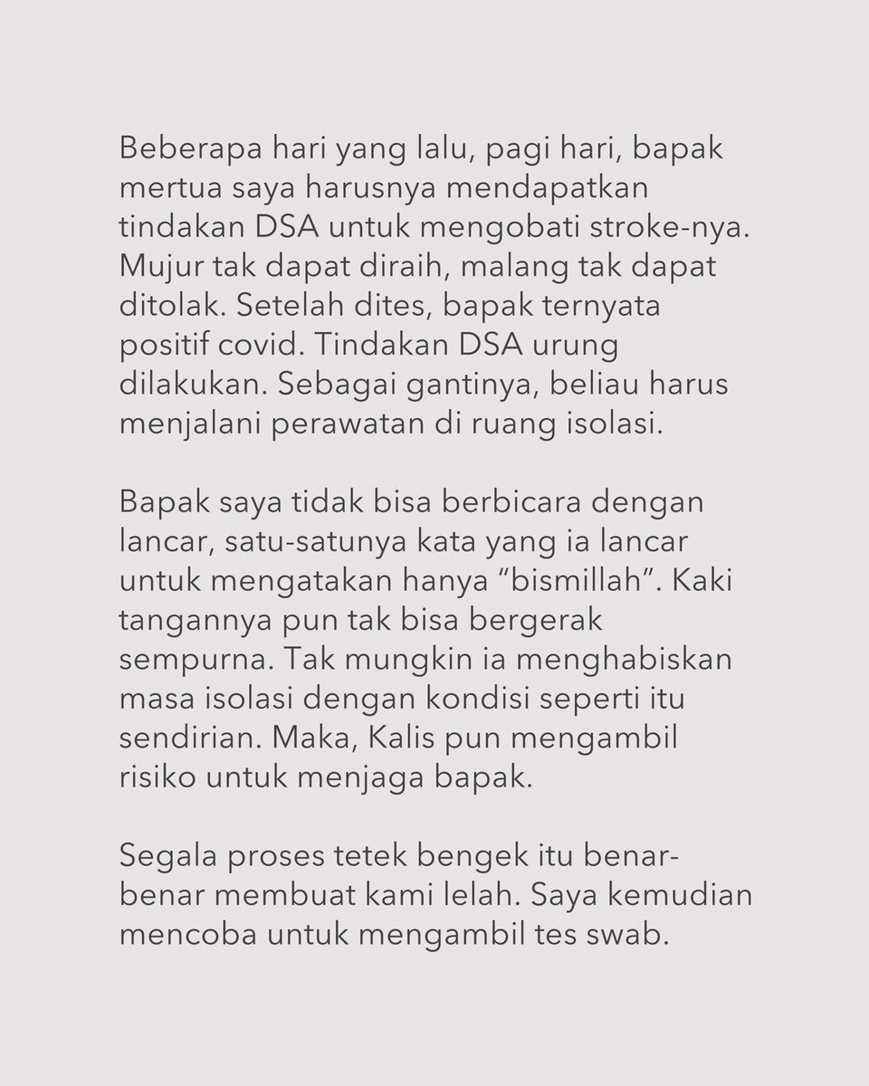 AgusMagelangan's tweet photo. Semoga penjenengan semua yang baca twit ini beserta keluarga senantiasa sehat, kalaupun harus sakit, semoga punya daya dukung sosial yg baik. 

Allahumma… https://t.co/rO59BtZx7i