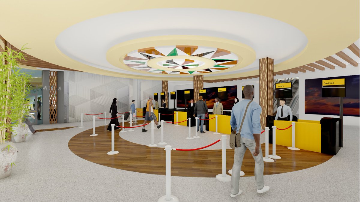 KenyaAirports's tweet photo. ✅Efficient Security Screening + ✅New Check-in Experience + ✅Open &amp; Spacious Departure Gates + ✅Walk Through Duty Free - coming to JKIA's Terminal 1B&amp;C in January 2022 ✈️

#NewlookT1BC 
#JKIAHubExperience
#ALookIntoTheFuture https://t.co/6RkfQyCisb