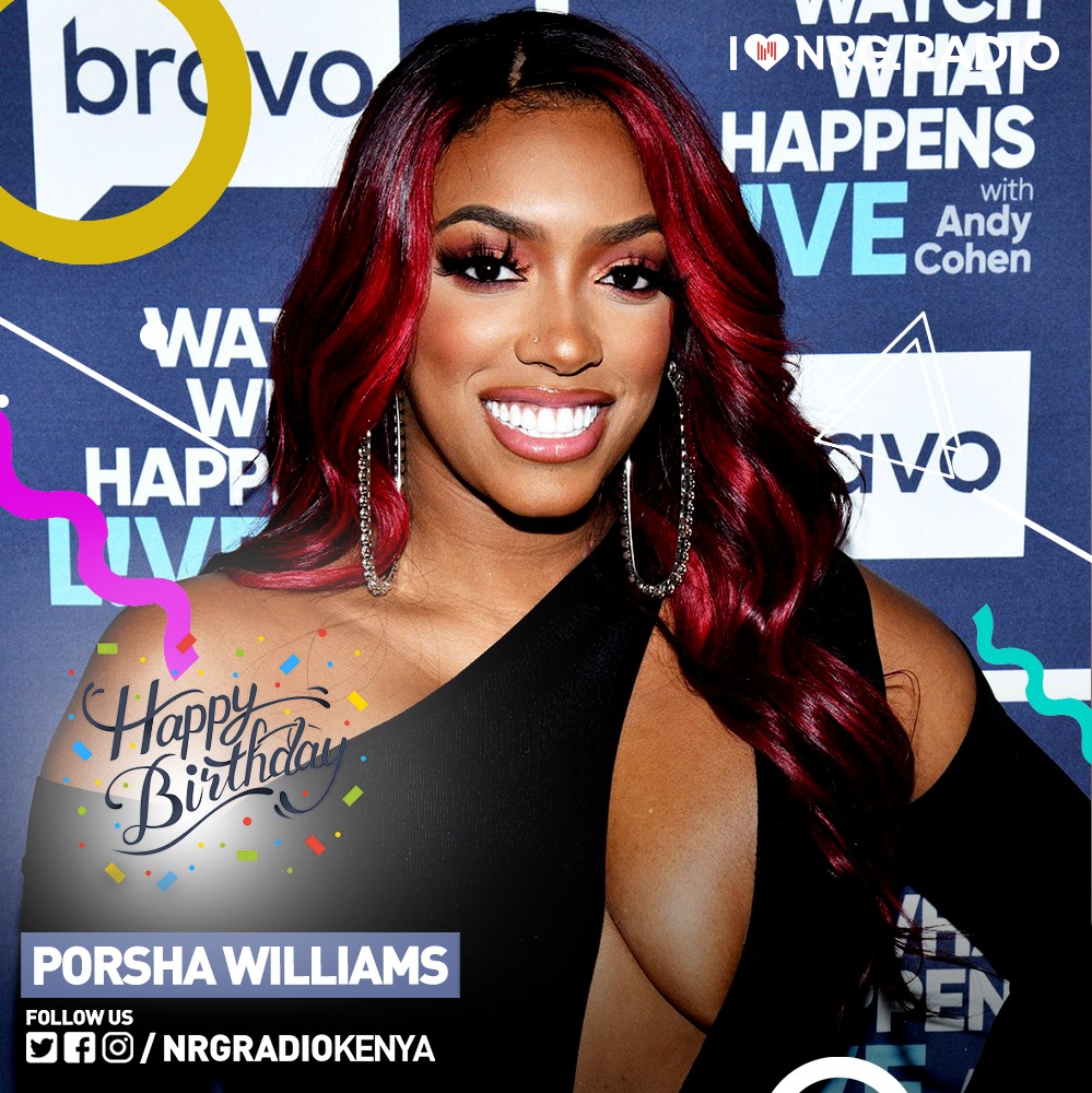 Happy 40th birthday to American TV personality and Actress, Porsha Williams.     