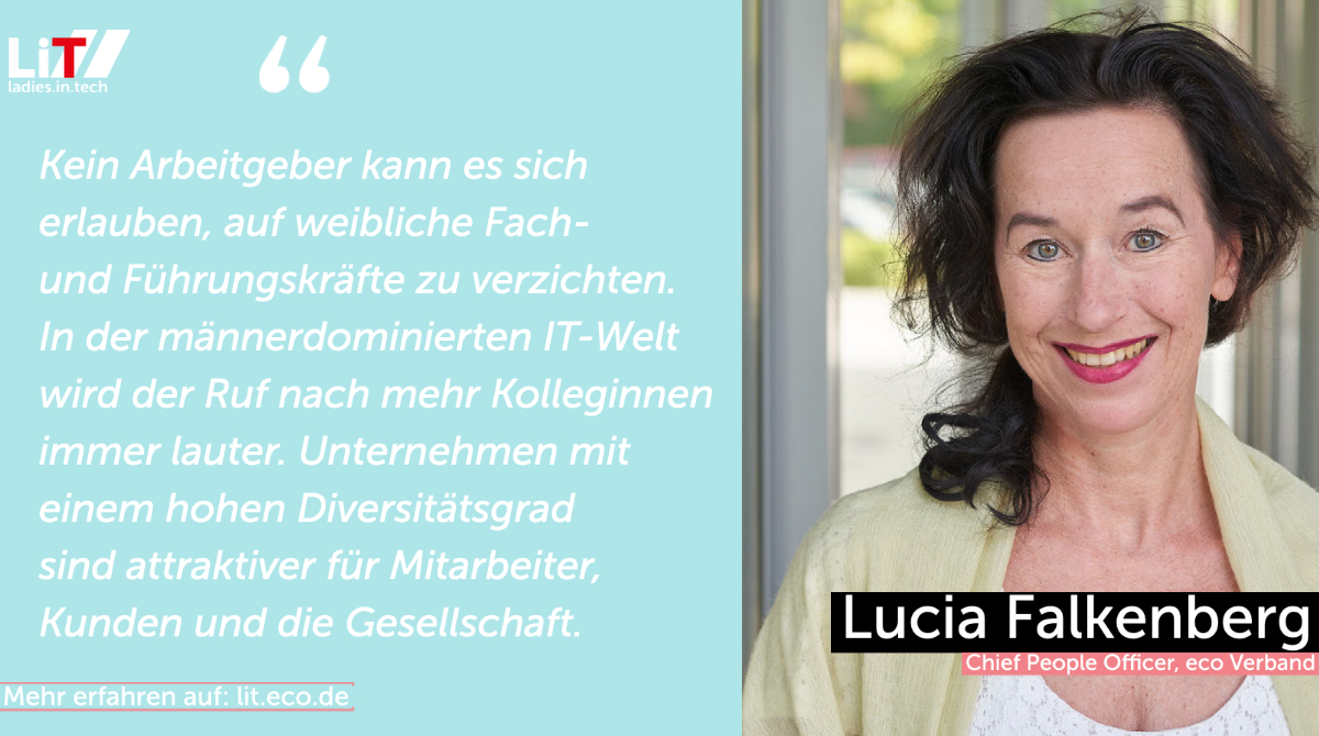 Mit unserer Initiative #LiT – Ladies in Tech machen wir uns mit Partnern wie @SalesforceDE + <a href="/GoDaddyDE/">GoDaddy Deutschland</a> stark für mehr #womenintech 👩‍💻 💪.  Wir machen die Internetwirtschaft vielfältig und bunt. Machen Sie mit. Mehr auf lit.eco.de
