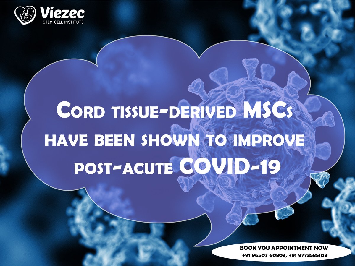 viezec's tweet photo. #CordTissue - Derived #MSCs Have Been Shown To Improve Post - Acute Covid - 19
To know more about MSCs Stem Cell visit https://t.co/HaAtducjld
#aboutstemcelltherapy #umbilicalcordstemcells #limitsofstemcelltherapy #typesofdiseasetreatedwithstemcelltherapy #covid19symptoms https://t.co/8qom2Ol9OY